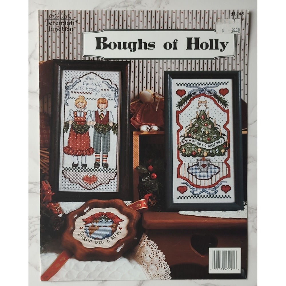 Jeremiah Junction Boughs Of Holly - Cross Stitch Leaflet Patterns JL 145 M113